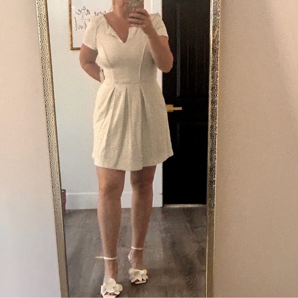 Cream colored Tarte collection dress